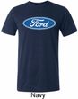 Mens Ford Oval Tri Blend Crewneck Shirt