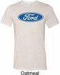 Mens Ford Oval Tri Blend Crewneck Shirt