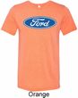Mens Ford Oval Tri Blend Crewneck Shirt
