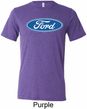 Mens Ford Oval Tri Blend Crewneck Shirt