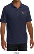Mens Ford Polo Mustang Pocket Print Pique Polo Shirt