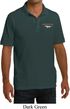 Mens Ford Polo Mustang Pocket Print Pique Polo Shirt