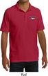 Mens Ford Polo Mustang Pocket Print Pique Polo Shirt