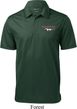 Mens Ford Polo Mustang Pocket Print Textured Polo Shirt