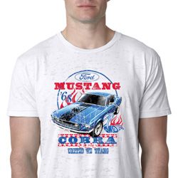 Mens Ford Shirt 1968 Cobra Jet Burnout Shirt Mens Ford Shirt 1968 Cobra Jet Burnout Shirt