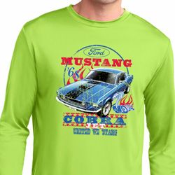 Mens Ford Shirt 1968 Cobra Jet Dry Wicking Long Sleeve Shirt Mens Ford Shirt 1968 Cobra Jet Dry Wicking Long Sleeve Shirt