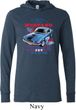 Mens Ford Shirt 1968 Cobra Jet Lightweight Hoodie Tee
