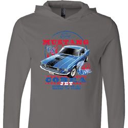 Mens Ford Shirt 1968 Cobra Jet Lightweight Hoodie Tee Mens Ford Shirt 1968 Cobra Jet Lightweight Hoodie Tee