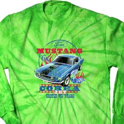 Mens Ford Shirt 1968 Cobra Jet Long Sleeve Tie Dye Shirt Mens Ford Shirt 1968 Cobra Jet Long Sleeve Tie Dye Shirt