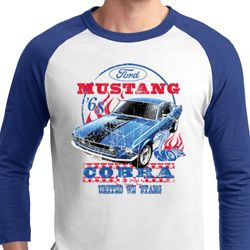 Mens Ford Shirt 1968 Cobra Jet Raglan Shirt Mens Ford Shirt 1968 Cobra Jet Raglan Shirt