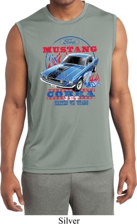 Mens Ford Shirt 1968 Cobra Jet Sleeveless Moisture Wicking Shirt