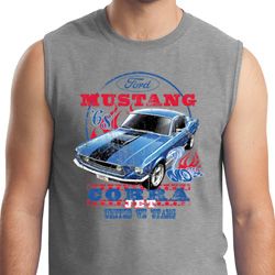 Mens Ford Shirt 1968 Cobra Jet Sleeveless Muscle Shirt Mens Ford Shirt 1968 Cobra Jet Sleeveless Muscle Shirt