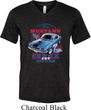 Mens Ford Shirt 1968 Cobra Jet Tri Blend V-neck Shirt
