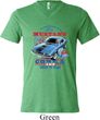 Mens Ford Shirt 1968 Cobra Jet Tri Blend V-neck Shirt