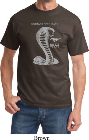 Mens Ford Shirt 50 Years Cobra Tee T-Shirt