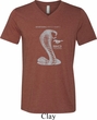 Mens Ford Shirt 50 Years Cobra Tri Blend V-neck Tee T-Shirt