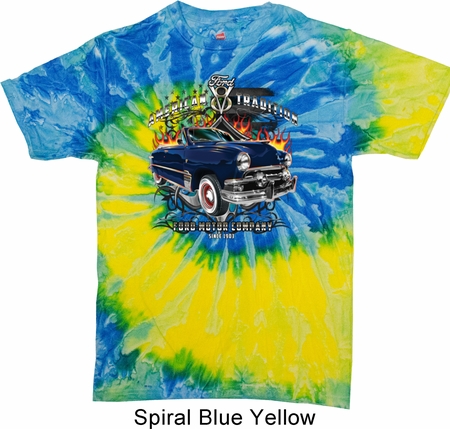 Mens Ford Shirt American Tradition Tie Dye Shirt
