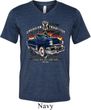 Mens Ford Shirt American Tradition Tri Blend V-neck Shirt