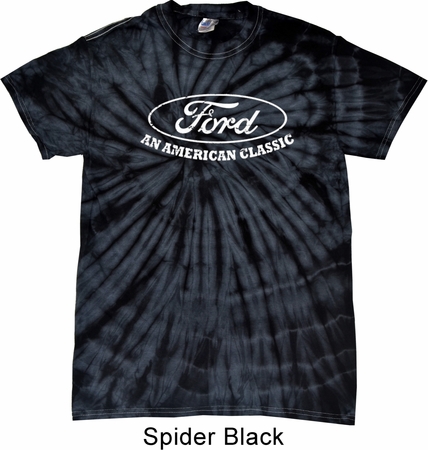 Mens Ford Shirt An American Classic Spider Tie Dye Shirt