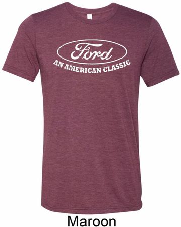 Mens Ford Shirt An American Classic Tri Blend Crewneck Shirt