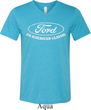 Mens Ford Shirt An American Classic Tri Blend V-neck Shirt