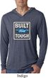 Mens Ford Shirt Built Ford Tough Lightweight Hoodie Tee T-Shirt