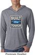 Mens Ford Shirt Built Ford Tough Lightweight Hoodie Tee T-Shirt