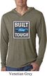 Mens Ford Shirt Built Ford Tough Lightweight Hoodie Tee T-Shirt