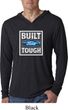 Mens Ford Shirt Built Ford Tough Lightweight Hoodie Tee T-Shirt