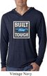 Mens Ford Shirt Built Ford Tough Lightweight Hoodie Tee T-Shirt