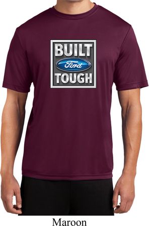 Mens Ford Shirt Built Ford Tough Moisture Wicking Tee T-Shirt