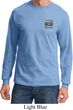Mens Ford Shirt Built Ford Tough Pocket Print Long Sleeve Tee T-Shirt