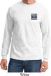 Mens Ford Shirt Built Ford Tough Pocket Print Long Sleeve Tee T-Shirt