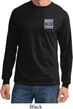 Mens Ford Shirt Built Ford Tough Pocket Print Long Sleeve Tee T-Shirt