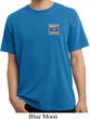 Mens Ford Shirt Built Ford Tough Pocket Print Pigment Dyed Tee T-Shirt