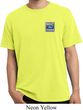 Mens Ford Shirt Built Ford Tough Pocket Print Pigment Dyed Tee T-Shirt