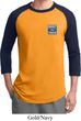 Mens Ford Shirt Built Ford Tough Pocket Print Raglan Tee T-Shirt