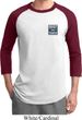 Mens Ford Shirt Built Ford Tough Pocket Print Raglan Tee T-Shirt