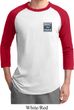 Mens Ford Shirt Built Ford Tough Pocket Print Raglan Tee T-Shirt