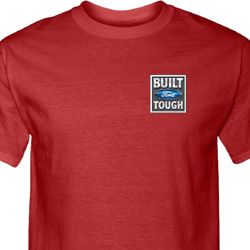 Mens Ford Shirt Built Ford Tough Pocket Print Tall Tee T-Shirt