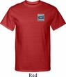 Mens Ford Shirt Built Ford Tough Pocket Print Tall Tee T-Shirt