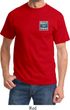 Mens Ford Shirt Built Ford Tough Pocket Print Tee T-Shirt