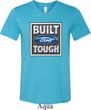 Mens Ford Shirt Built Ford Tough Tri Blend V-neck Shirt