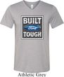 Mens Ford Shirt Built Ford Tough Tri Blend V-neck Shirt