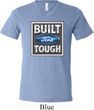 Mens Ford Shirt Built Ford Tough Tri Blend V-neck Shirt