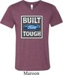 Mens Ford Shirt Built Ford Tough Tri Blend V-neck Shirt