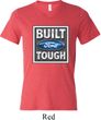 Mens Ford Shirt Built Ford Tough Tri Blend V-neck Shirt