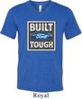 Mens Ford Shirt Built Ford Tough Tri Blend V-neck Shirt