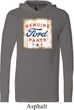 Mens Ford Shirt Distressed Genuine Ford Parts Lightweight Hoodie Tee