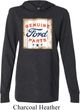 Mens Ford Shirt Distressed Genuine Ford Parts Lightweight Hoodie Tee